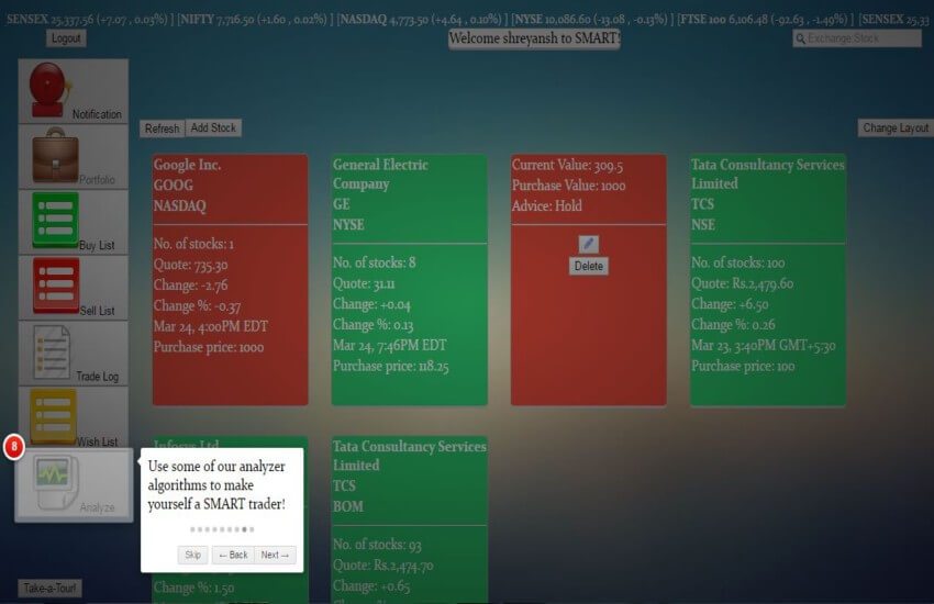 SMART - Stock Market Analyzer